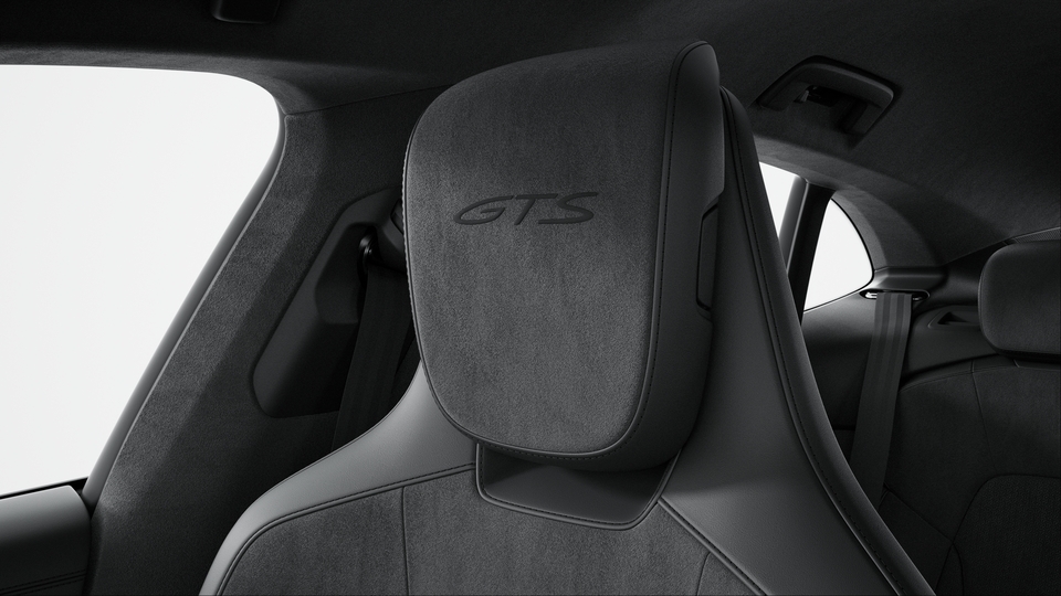 ‘GTS’ logo on headrests front