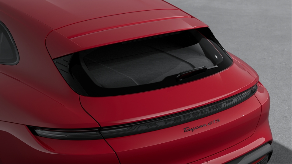 Rear Screen Wiper Trim painted in Black (high-gloss)