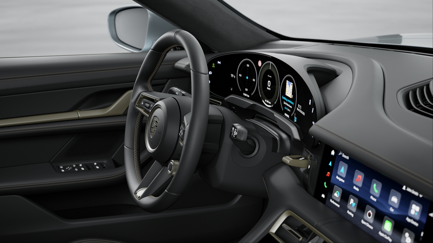 Leather interior Black with Interior Package Turbonite