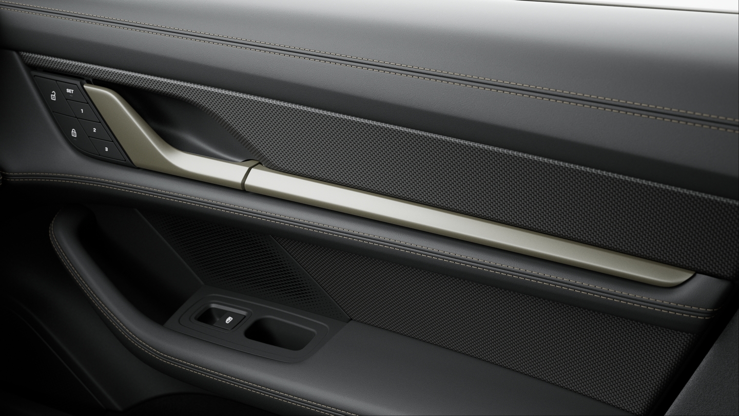 Leather interior Black with Interior Package Turbonite