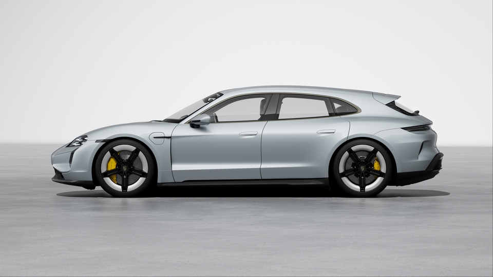 Porsche Ceramic Composite Brake (PCCB), brake calipers with Yellow finish