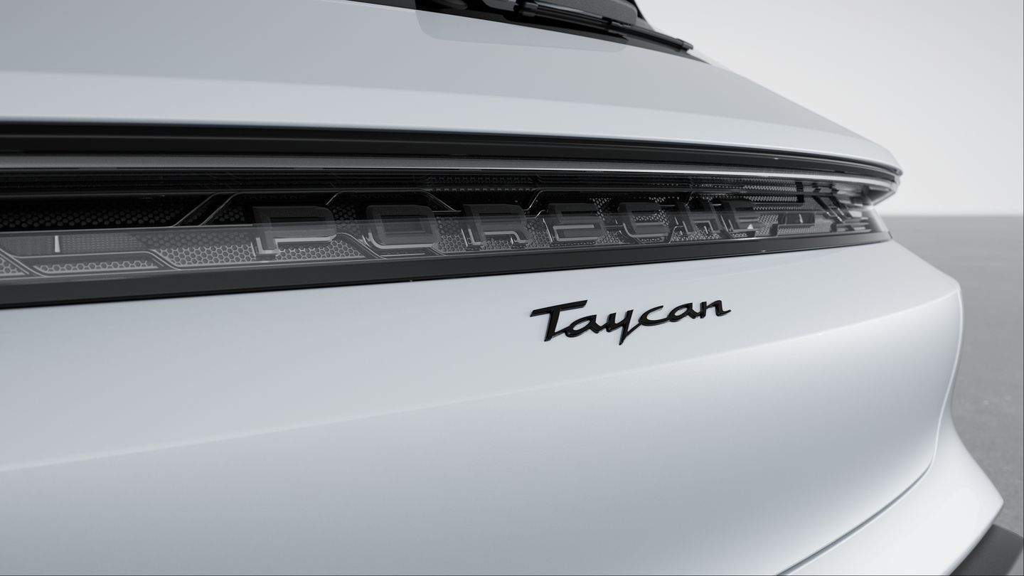Model Designation painted in Black (high-gloss)
