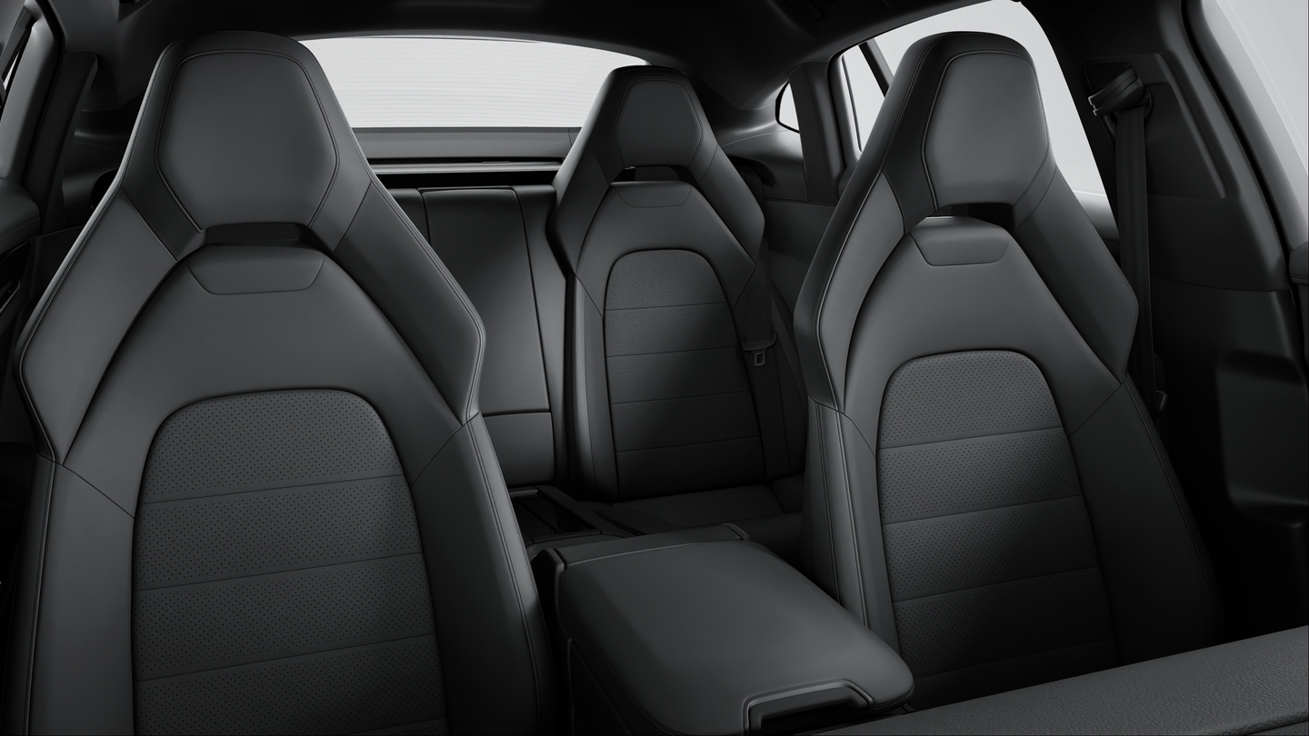 Partial leather interior Black