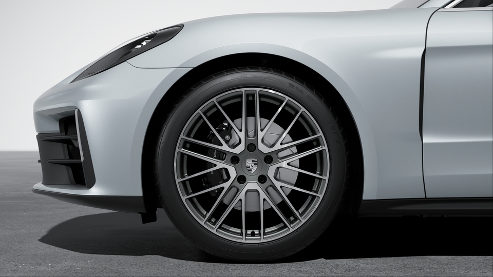 Brake system with brake calipers in Black
