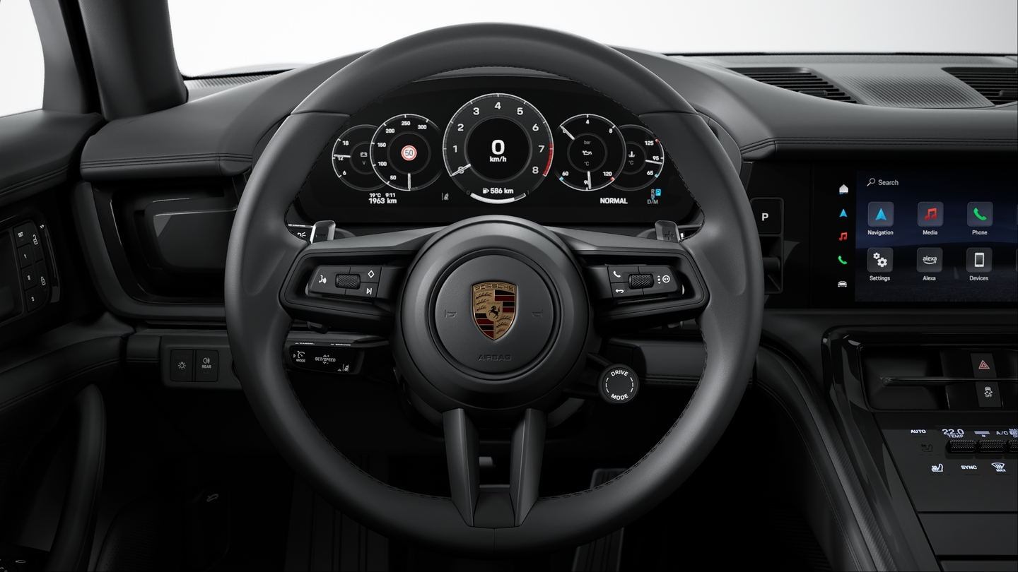 Heated Sports steering wheel with Mode-switch