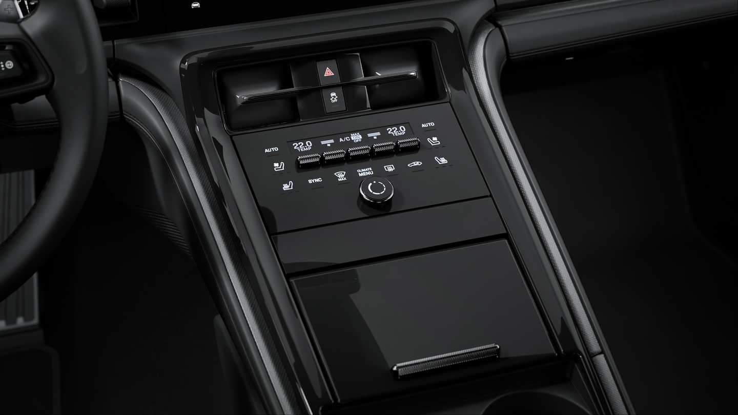Massage function front including seat ventilation front