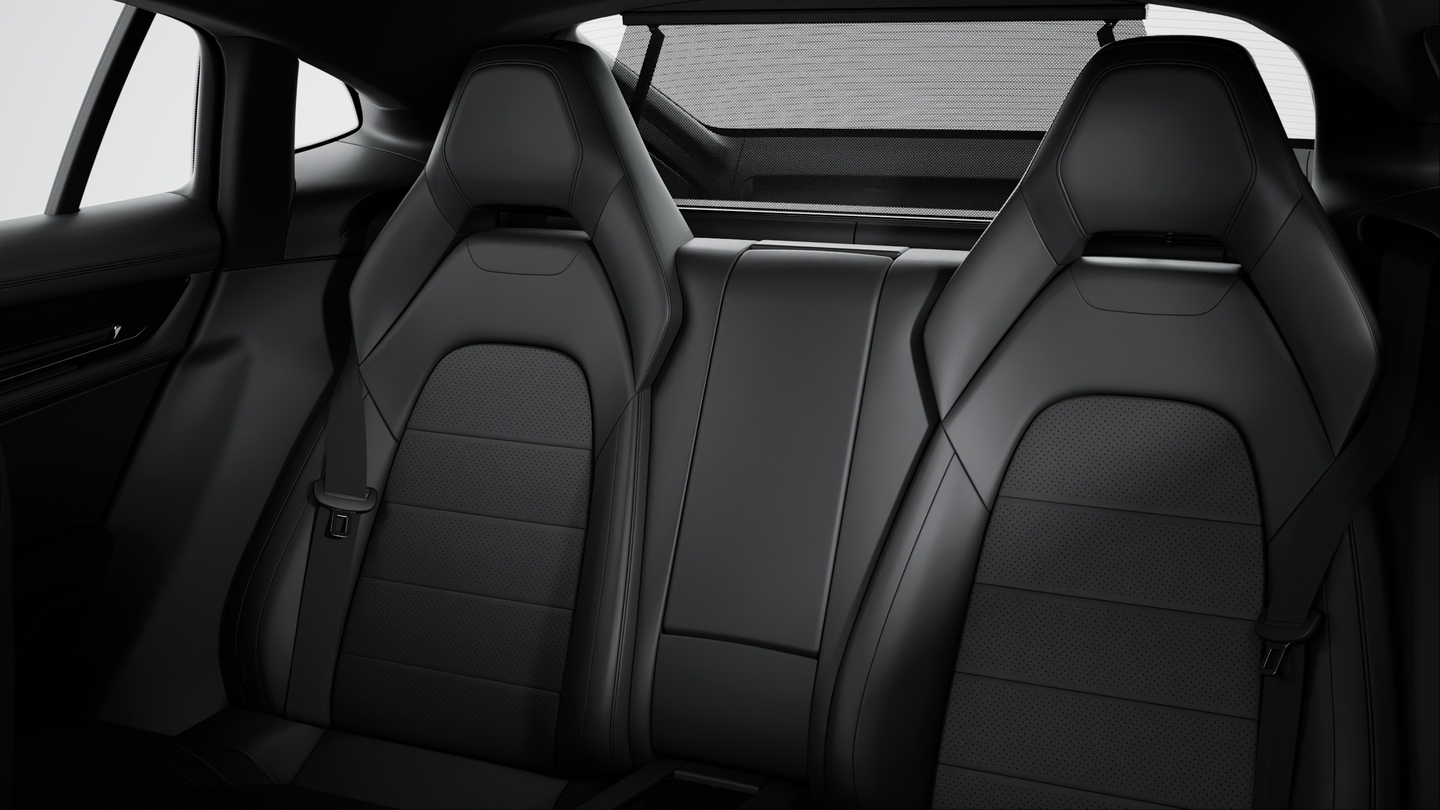 Electric roll-up sunblind for behind rear compartment