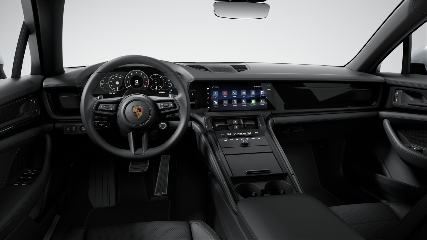 Brushed aluminium Interior Package in Black