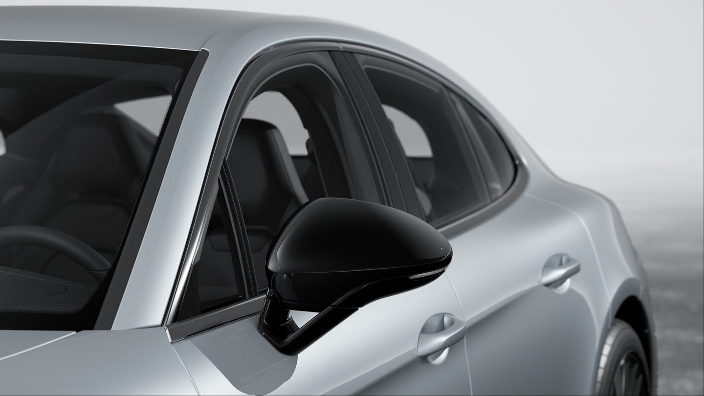 Exterior mirrors painted in Black (high-gloss)