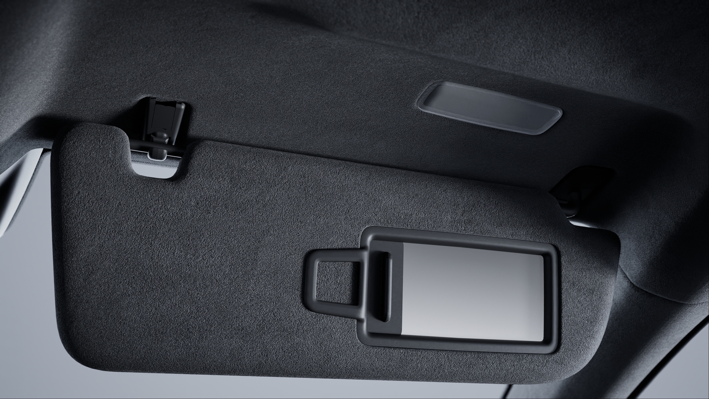 Roof lining in Race-Tex