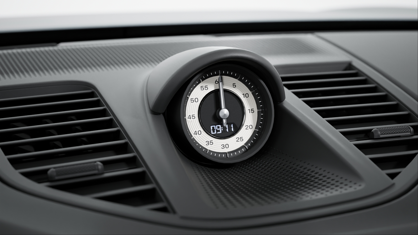 Sport Chrono stopwatch instrument dial and digital rev counter kalahari grey