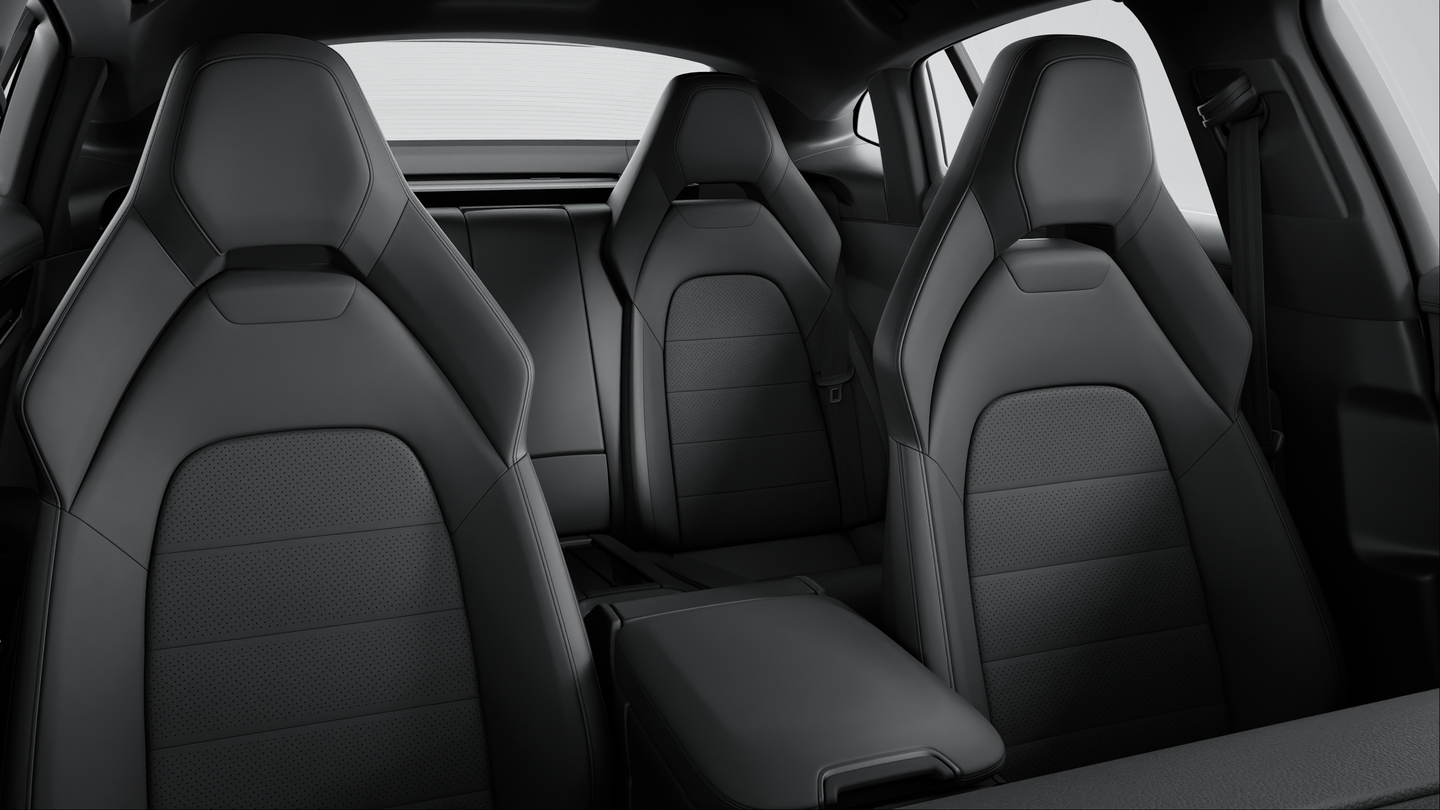 Partial leather interior Black