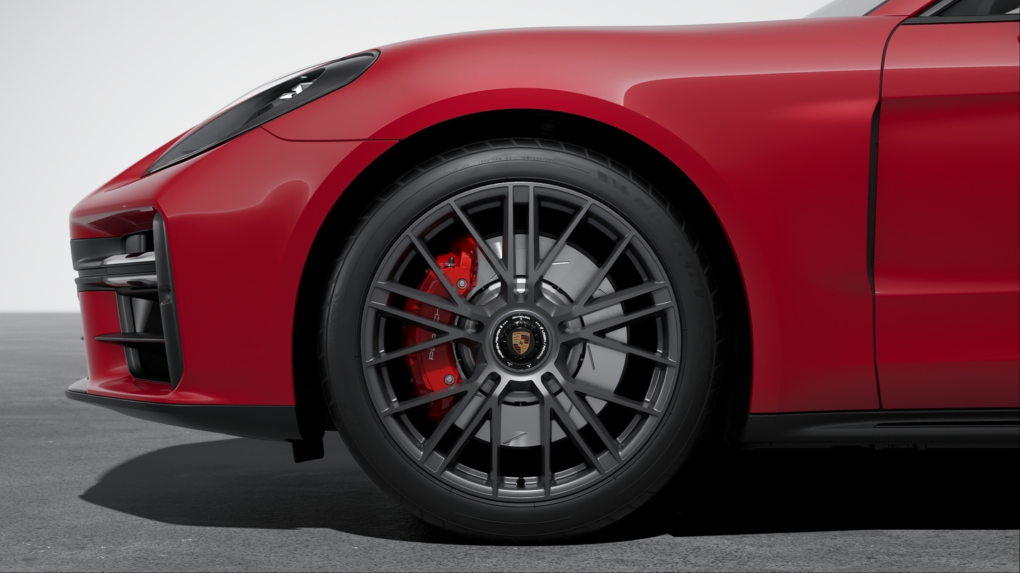 带中央锁止装置的 21 英寸 Panamera Turbo S 车轮