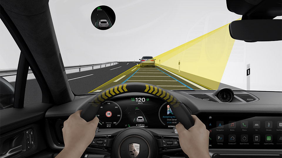 Active Lane Keeping with Adaptive Cruise Control