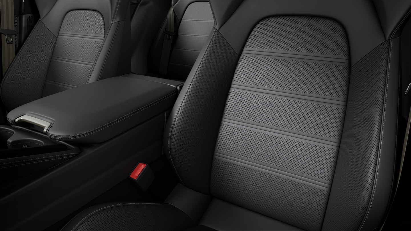 Leather interior Black with Interior Package Turbonite