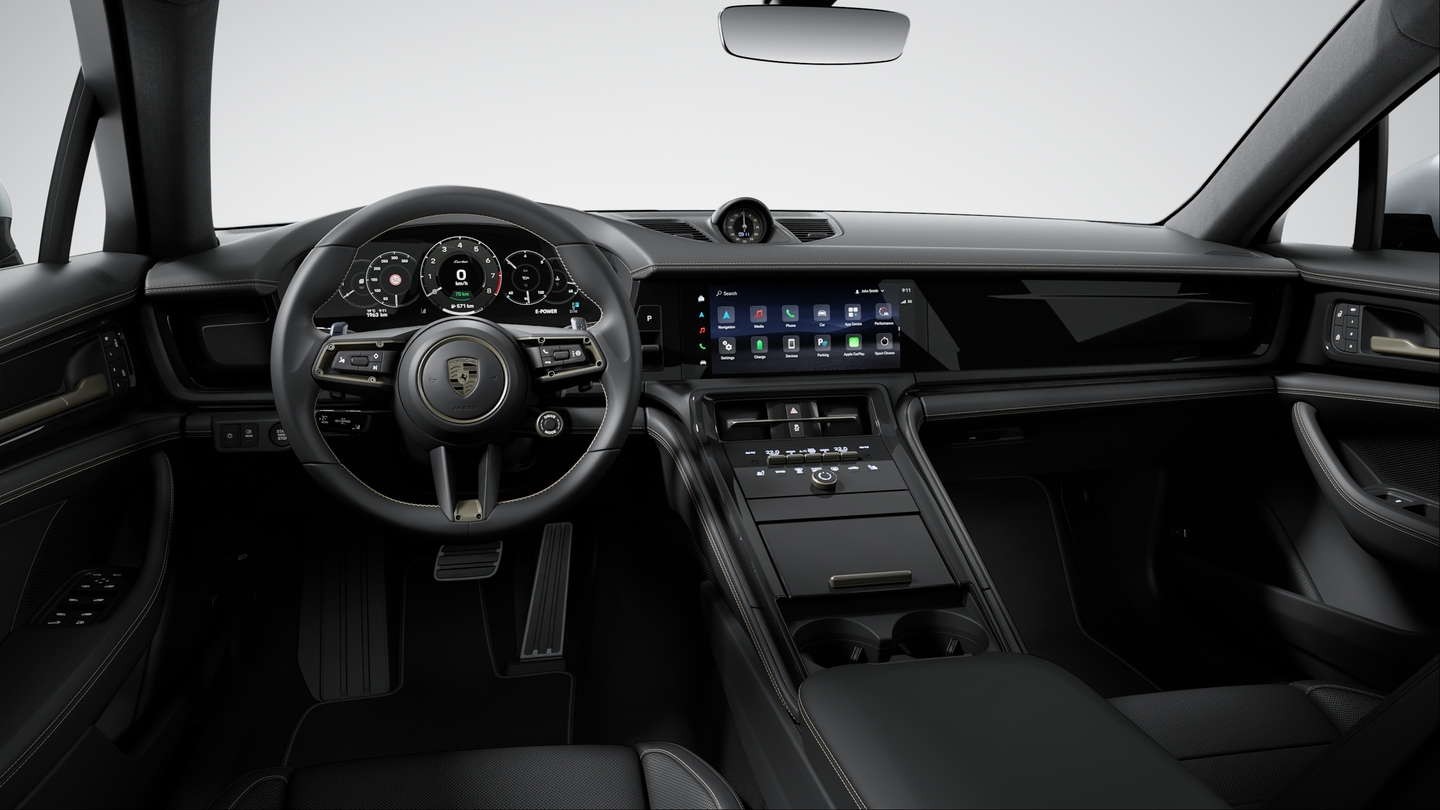 Leather interior Black with Interior Package Turbonite