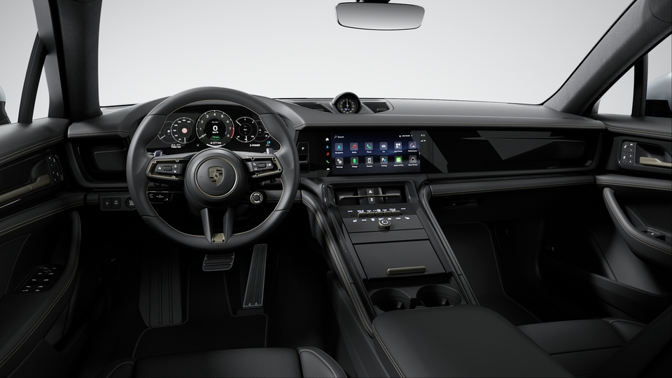 Leather interior Black with Interior Package Turbonite