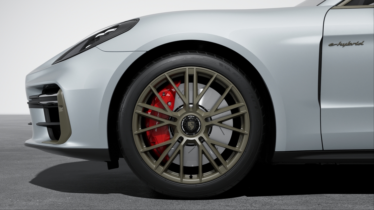 Wheels painted in Turbonite