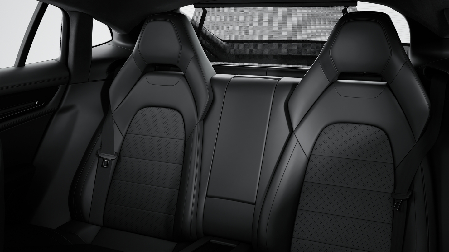 Electric roll-up sunblind for behind rear compartment