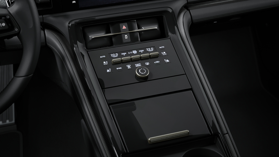 Massage function front including seat ventilation front