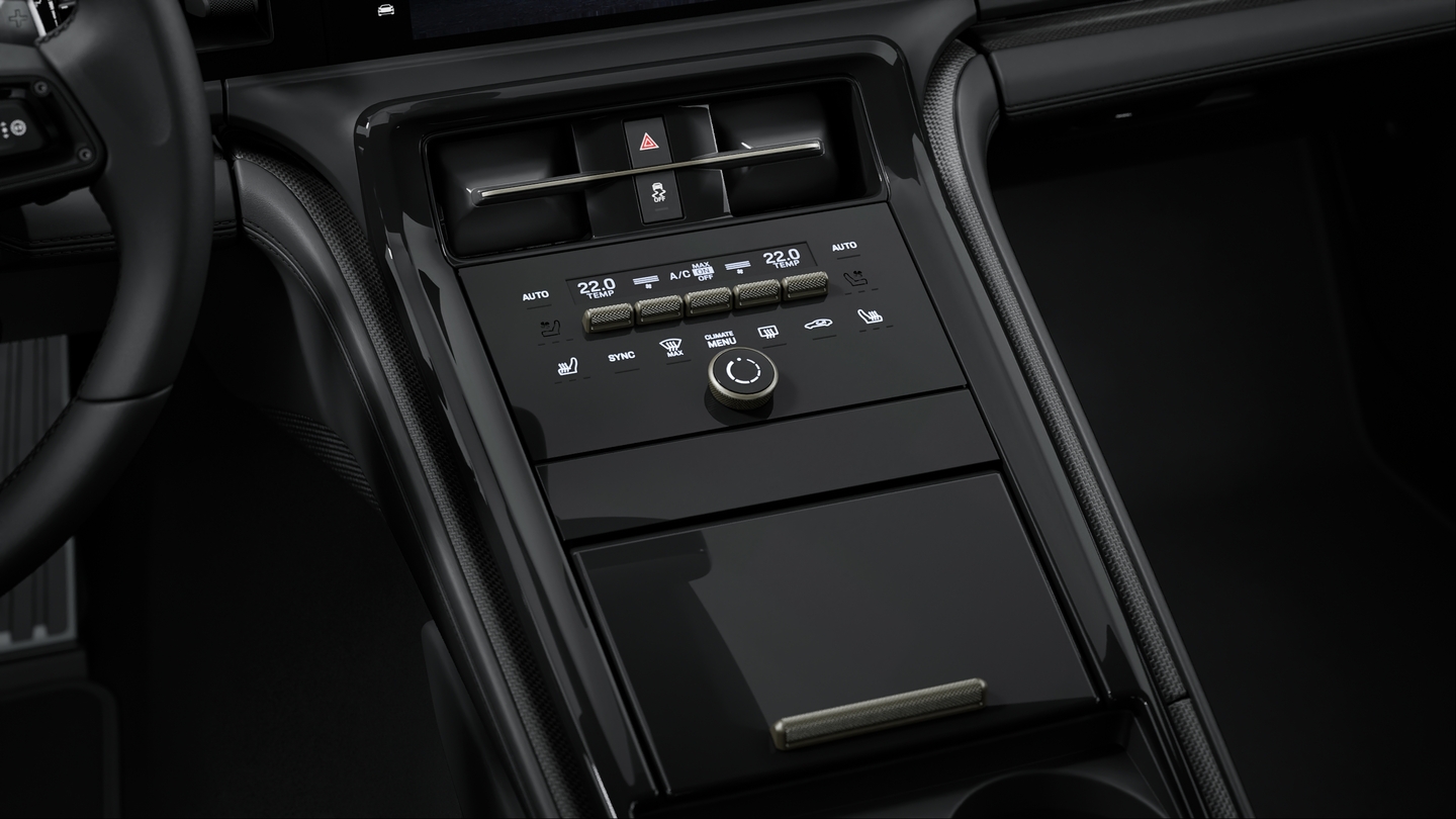 Four-zone automatic climate control