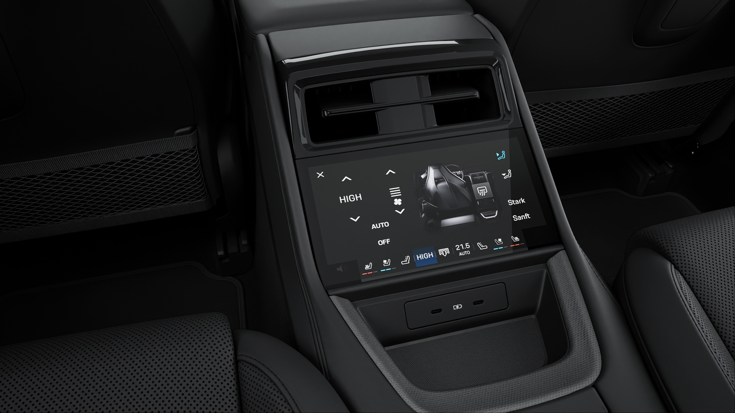 带座椅通风功能 (前排和后排) 的座椅按摩功能 (前排)