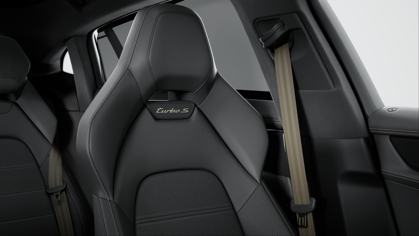 Leather interior Black with Interior Package Turbonite