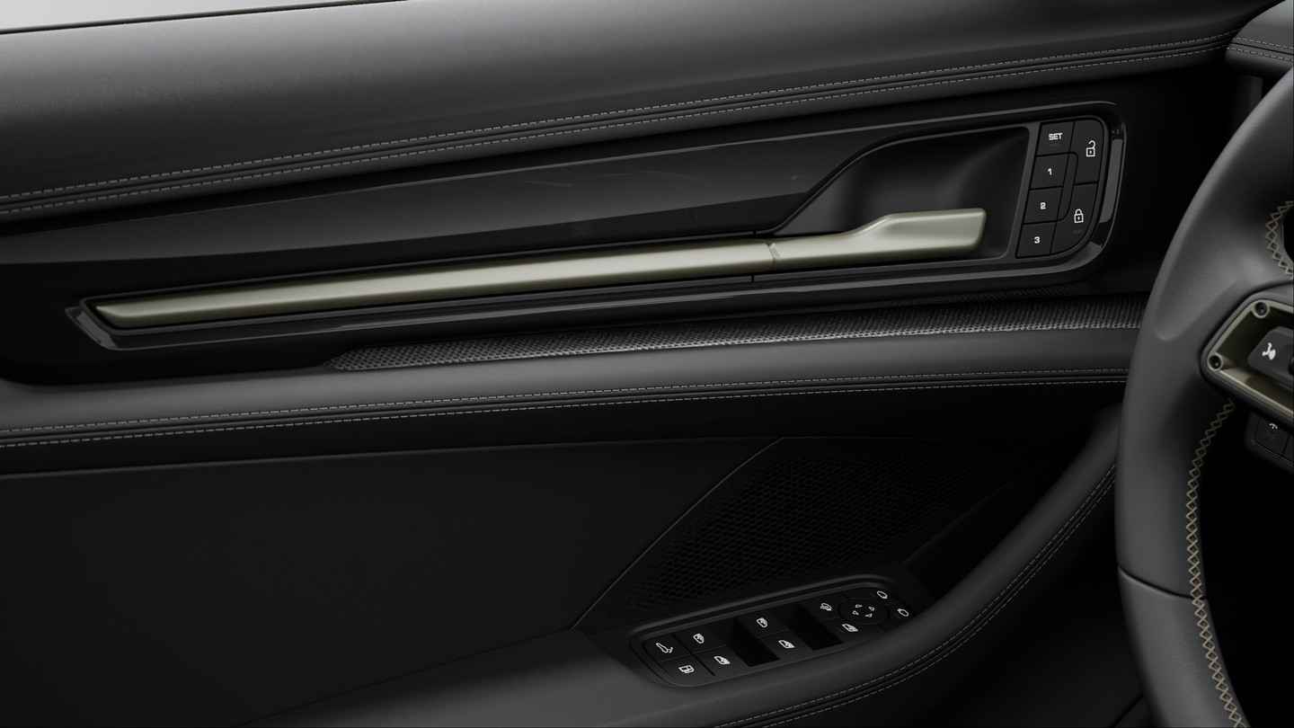 Leather interior Black with Interior Package Turbonite