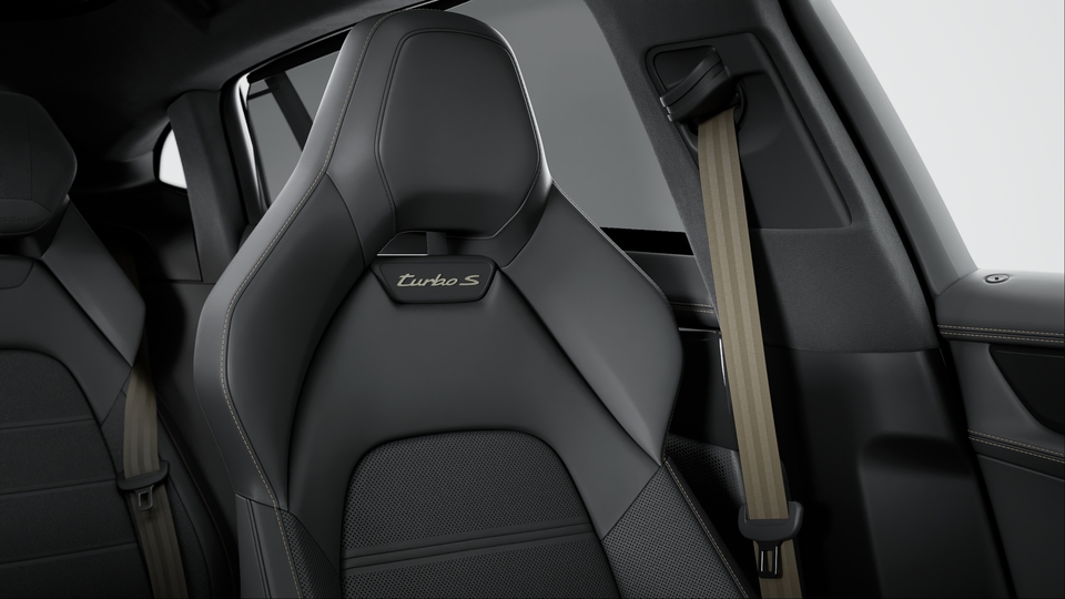Leather interior Black with Interior Package Turbonite