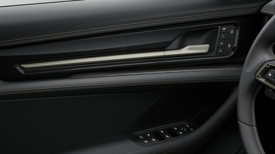 Leather interior Black with Interior Package Turbonite