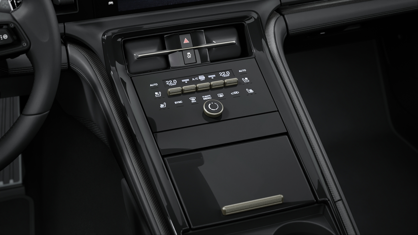 Massage function (front) including seat ventilation (front and rear)