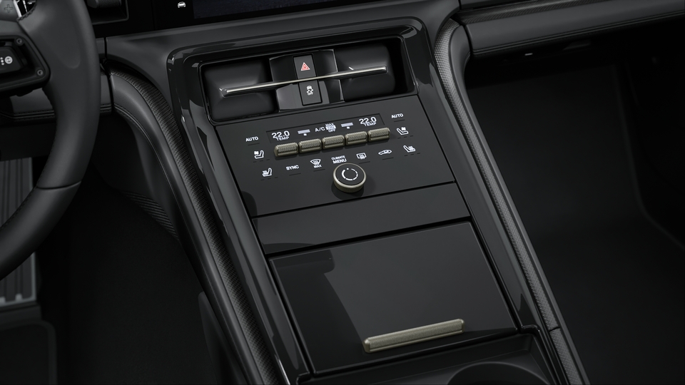 Massage function (front) including seat ventilation (front and rear)