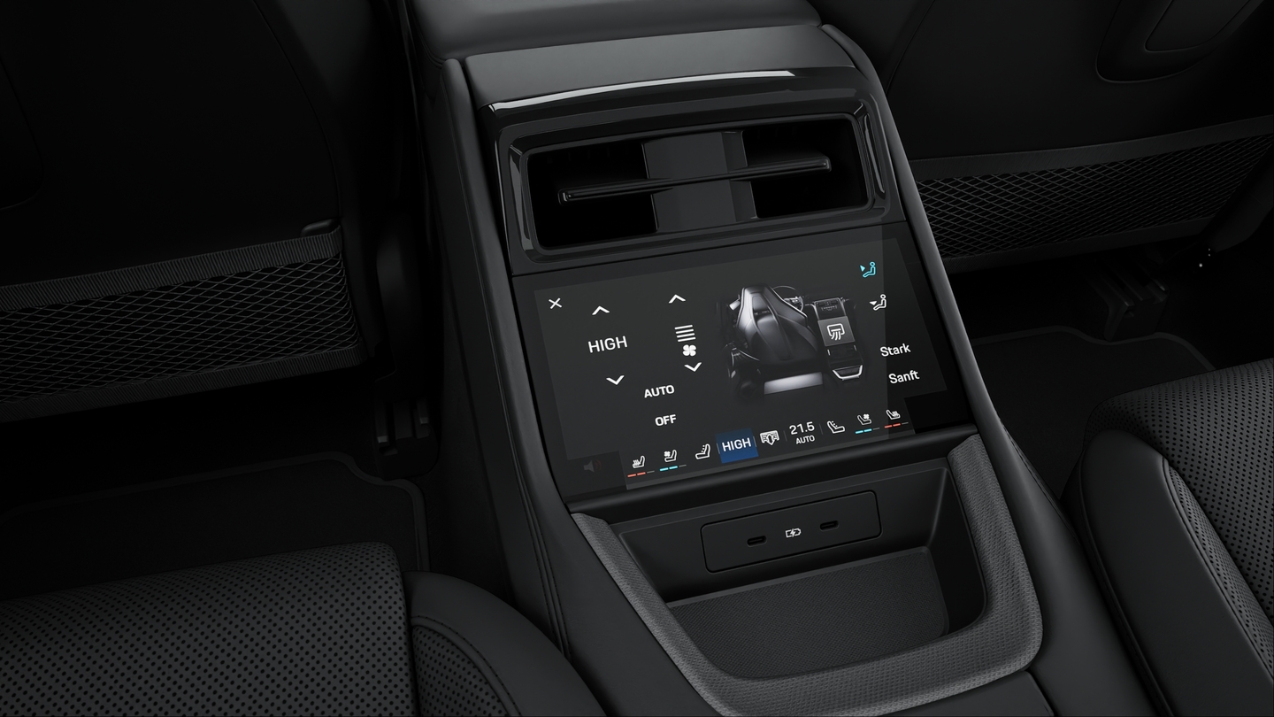 带座椅通风功能 (前排和后排) 的座椅按摩功能 (前排)