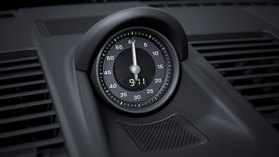 板岩灰 Neo Sport Chrono 计时器表盘和数字转速表