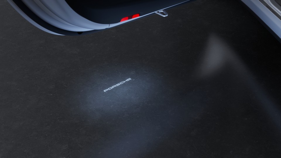 “PORSCHE” 标志 LED 车门礼宾灯