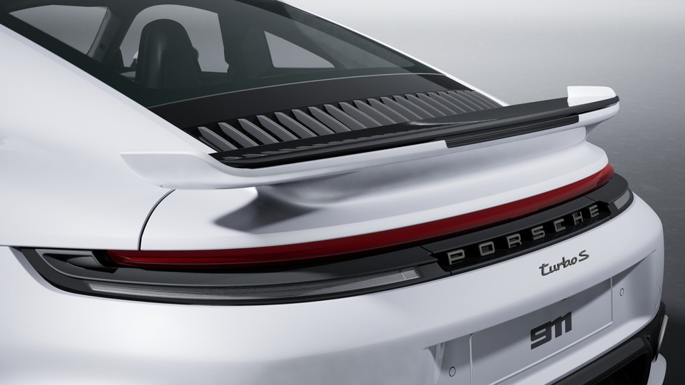 黑色 (高光) 涂漆 911 Turbo SportDesign 组件