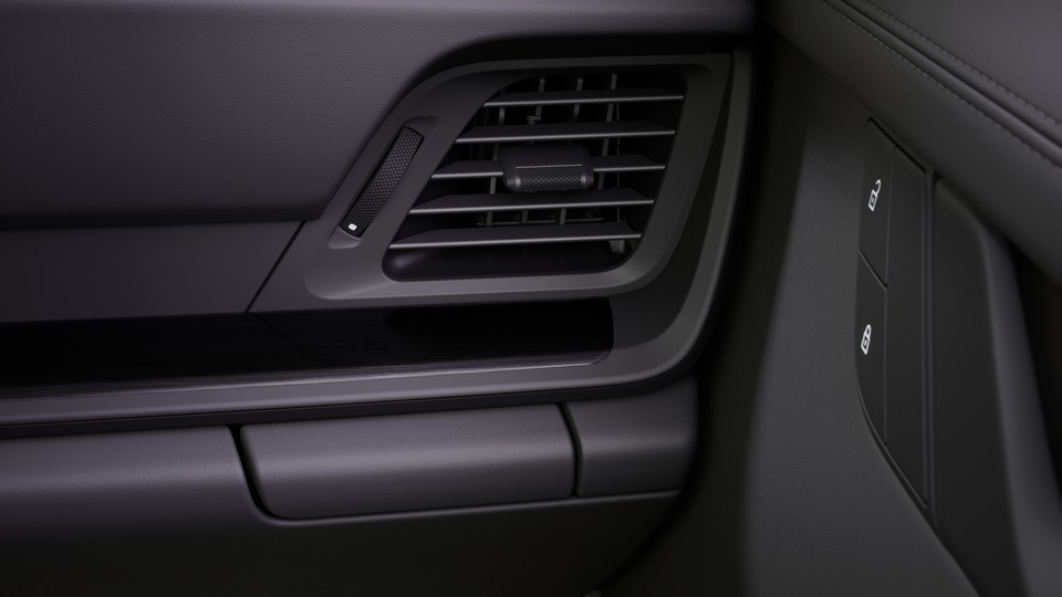 Cupholder trim leather