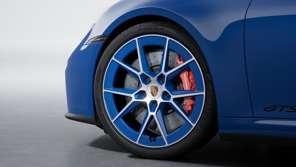 Wheels painted in exterior colour