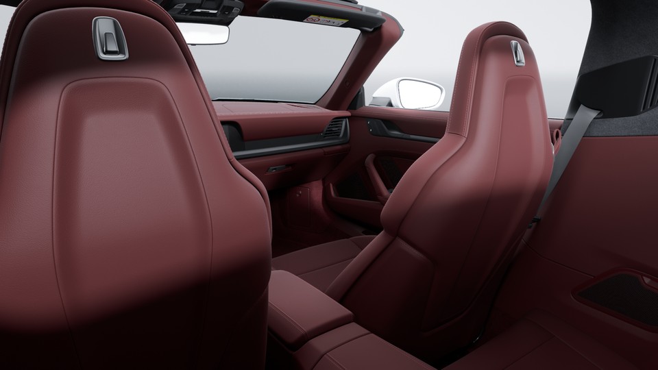 Sports Seat Plus backrests leather with decorative inlay leather