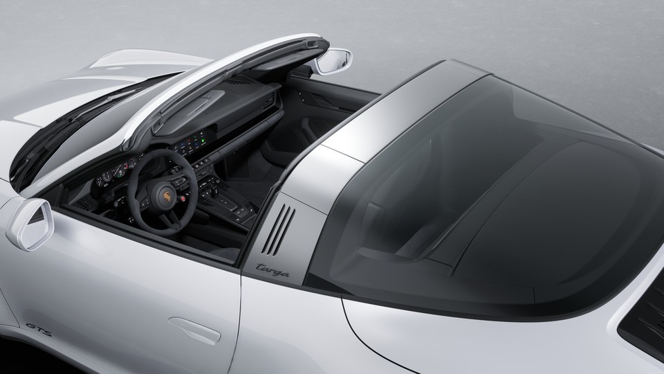 Targa roll bar Silver coloured