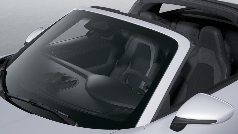 Windscreen with grey top tint