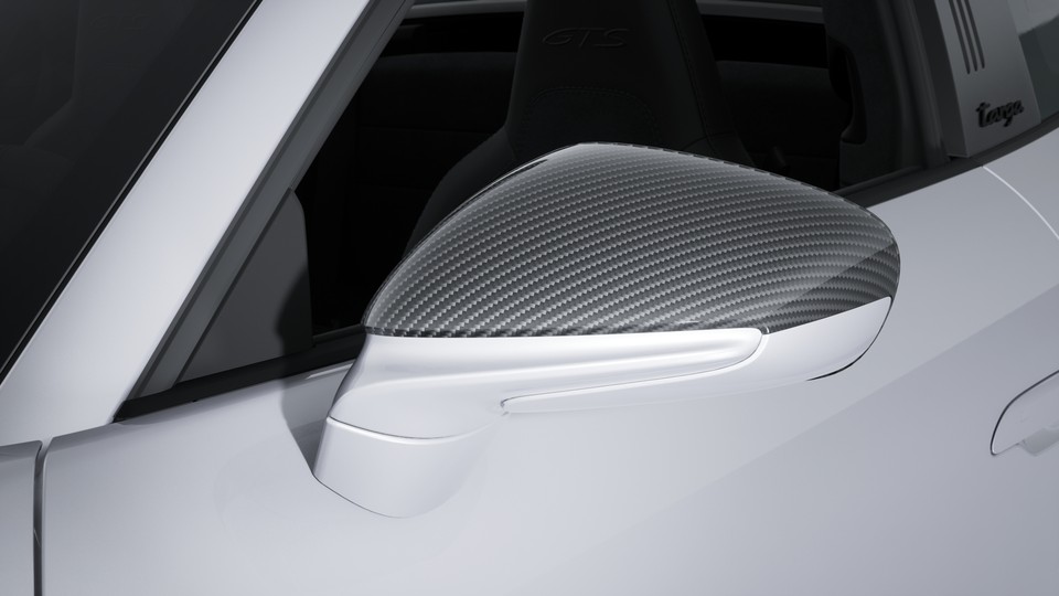 Exterior mirror upper trims carbon including lower trims and mirror bases painted in exterior colour