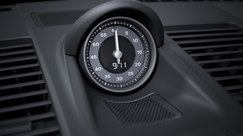 Sport Chrono Stopwatch Instrument Dial and digital Tachometer Slate Grey Neo