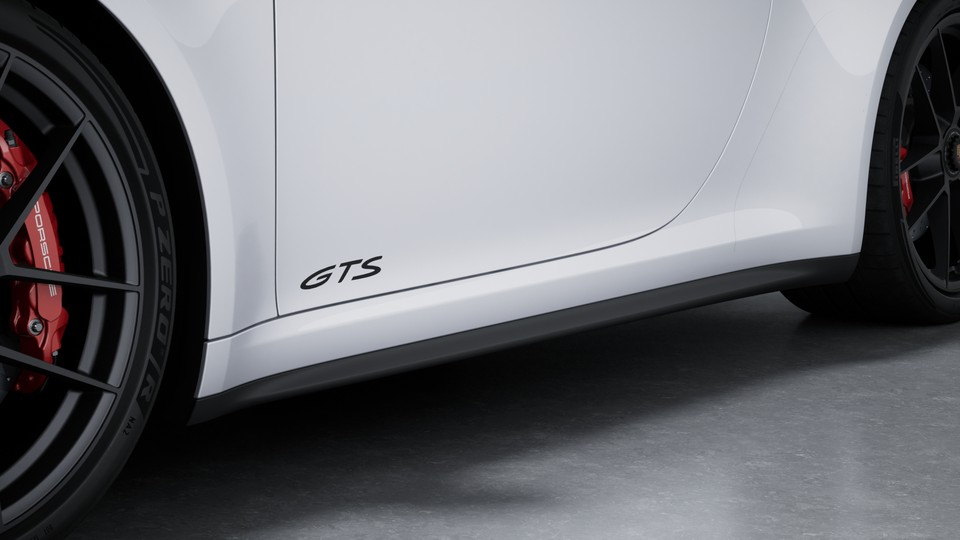 SportDesign side skirts painted in Black (matt)