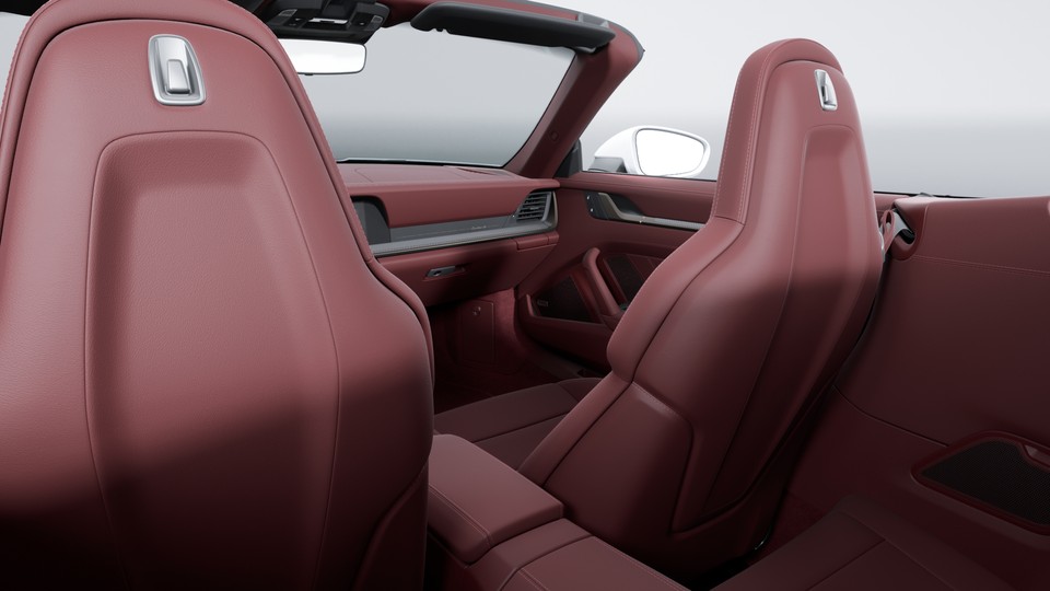 Sports Seat Plus backrests leather with decorative inlay leather