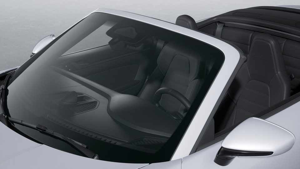 Windscreen with grey top tint