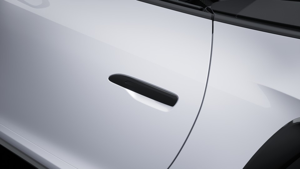 Door release levers painted in Black (high-gloss)