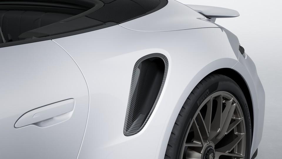 Rear side air intakes carbon