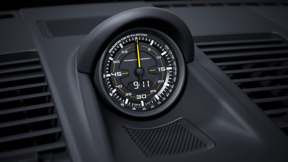 带 Porsche Design GT 时钟的 Chrono 组件