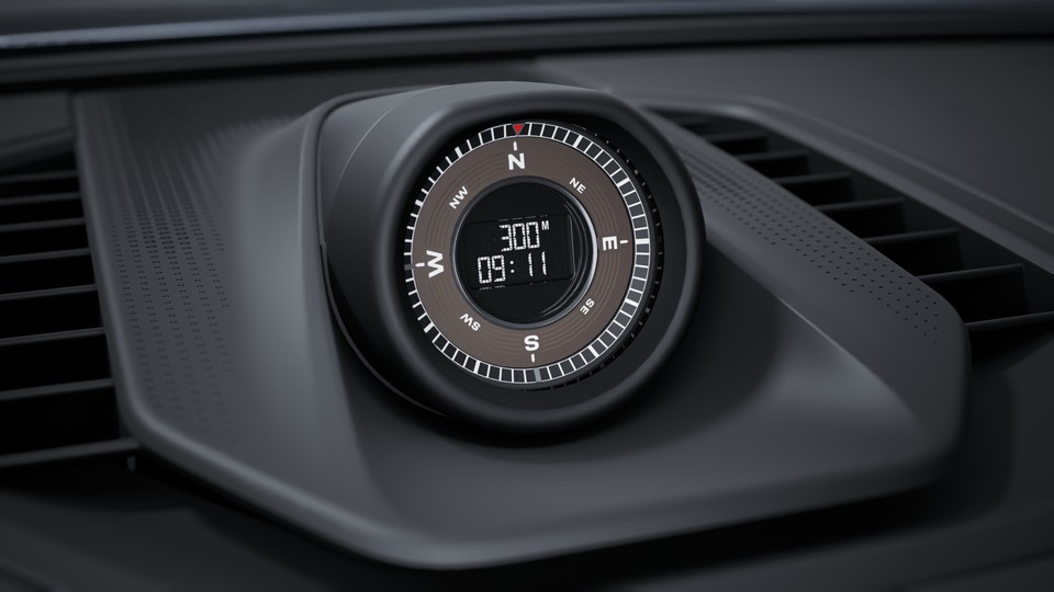 包括一键加速、赛道耐力模式以及仪表板罗盘显示屏的 Sport Chrono 组件